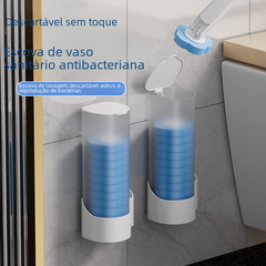 Disposable Toilet Brush with Replacement Heads Set