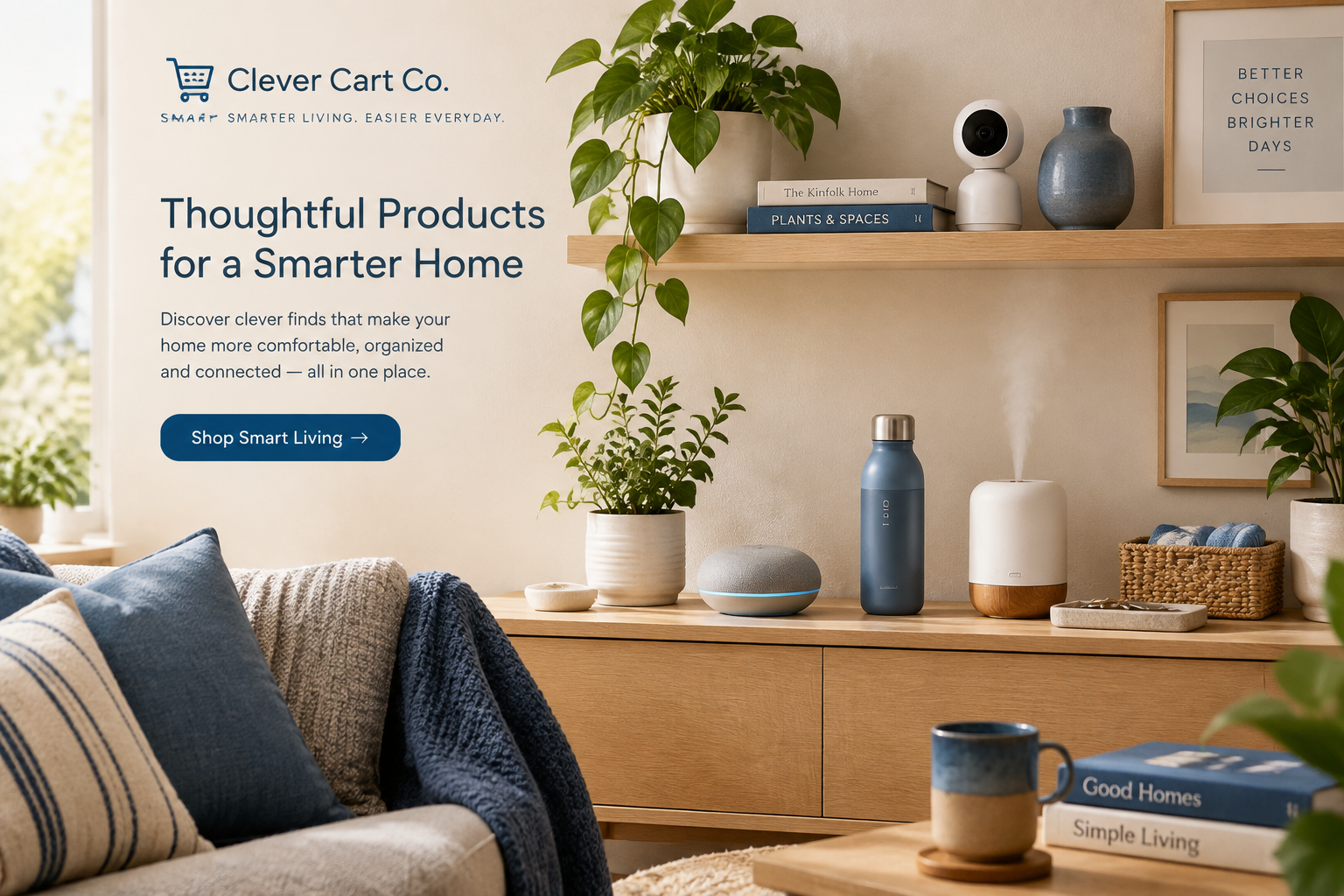 Clever Cart Co. Hero - Lifestyle Home