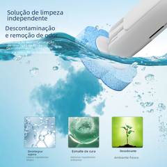 Disposable Toilet Brush with Replacement Heads Set