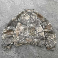 Unisex Camouflage Retro Hip-Hop Hoodie