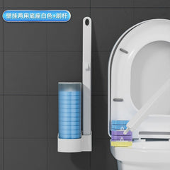 Disposable Toilet Brush with Replacement Heads Set