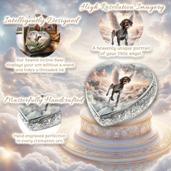 German Shorthaired Pointer Dog Urn - Heavenly Horizon Urn for Dog Ashes