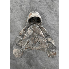 Unisex Camouflage Retro Hip-Hop Hoodie