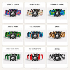Rugged Waterproof AirTag Dog Collar with Holder